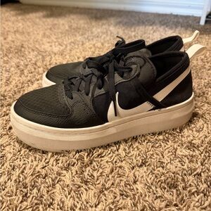 Nike Court Vision Alta TXT 'Black White'